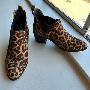 Cheetah/Leopard print I.State booties.